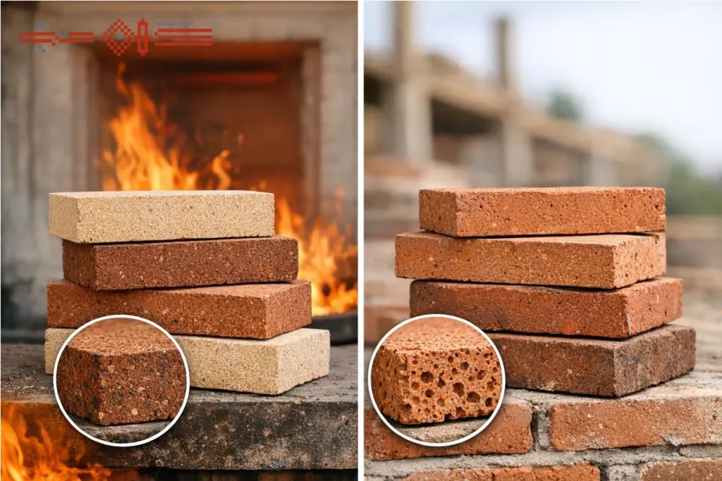 آجر نسوز چیست و چه تفاوتی با آجر معمولی دارد؟