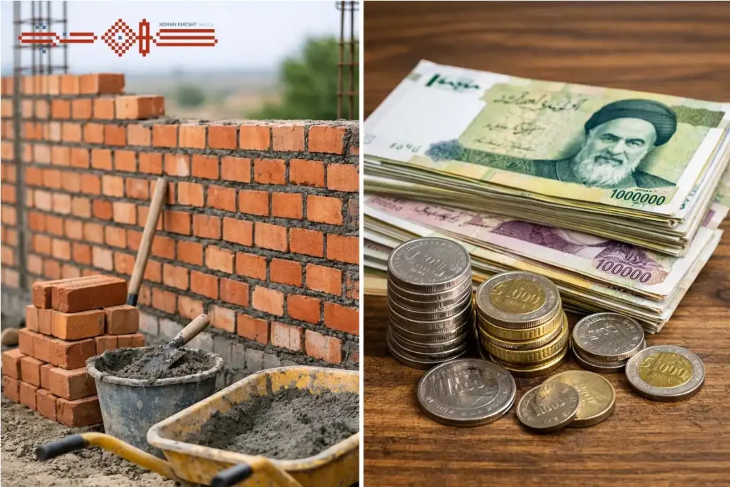هزینه دیوار کشی با آجر